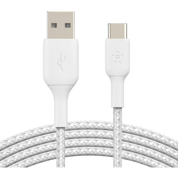 Belkin BOOST Charge Braided USB-C/USB-A odolný kabel