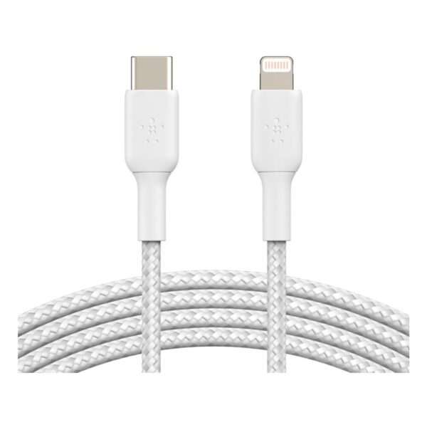 Belkin BOOST Charge Braided USB-C/Lightning odolný kabel