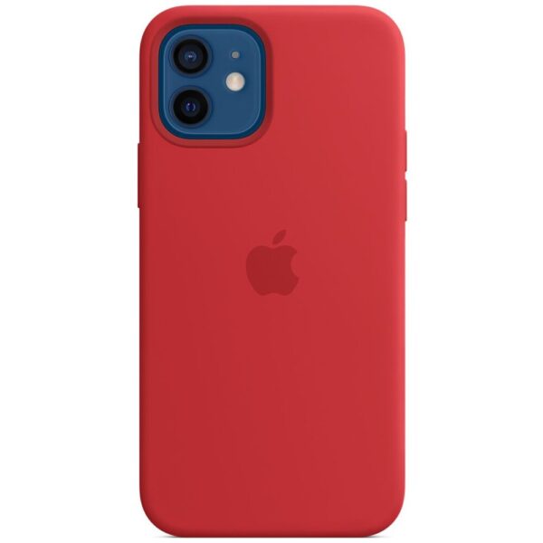 Apple silikonový kryt s MagSafe na iPhone 12 a iPhone 12 Pro (PRODUCT)RED