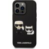 Karl Lagerfeld and Choupette 3D kryt iPhone 14 Pro Max černý