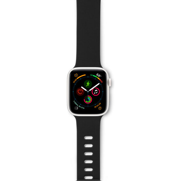 EPICO Silicone řemínek Apple Watch 38/40mm černý