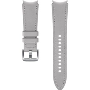 Samsung Hybrid Leather Band (M-L) stříbrný