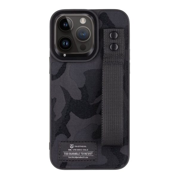 Tactical Camo Troop Kryt pro Apple iPhone 14 Pro Max černý