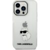 Karl Lagerfeld IML Choupette NFT kryt iPhone 14 Pro čirý