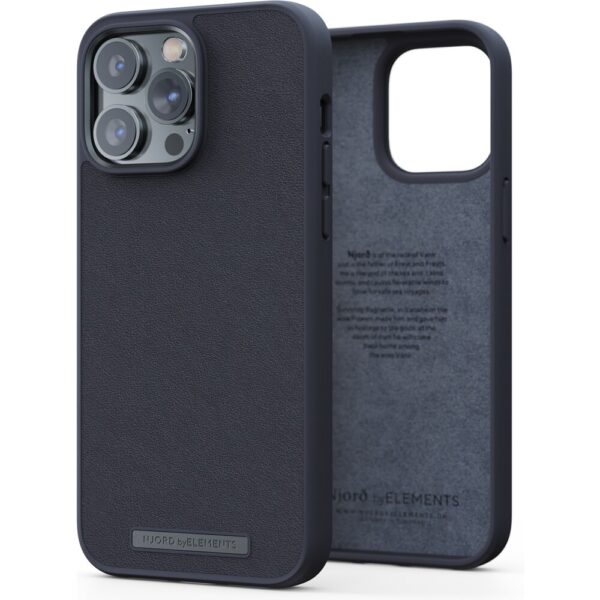 NJORD Genuine Leather Case iPhone 13/14 Pro Max Black