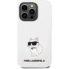 Karl Lagerfeld Liquid Silicone Choupette NFT kryt iPhone 14 Pro bílý