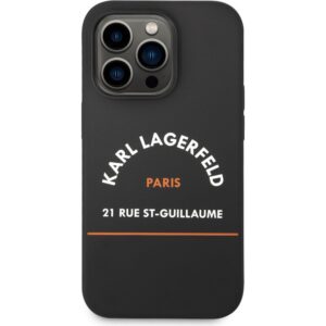 Karl Lagerfeld Rue St Gullaume kryt iPhone 14 Pro černý