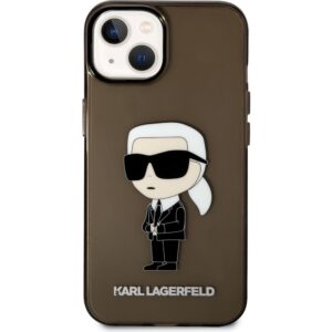 Karl Lagerfeld IML Ikonik NFT kryt iPhone 14 Plus černý