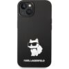 Karl Lagerfeld Liquid Silicone Choupette NFT kryt iPhone 14 Plus černý