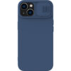 Nillkin CamShield Silky Magnetic Silikonový Kryt pro Apple iPhone 14 Plus modrý