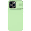 Nillkin CamShield Silky Silikonový Kryt pro Apple iPhone 14 Pro Max zelený