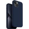 UNIQ Lino silikonový kryt iPhone 14 modrý