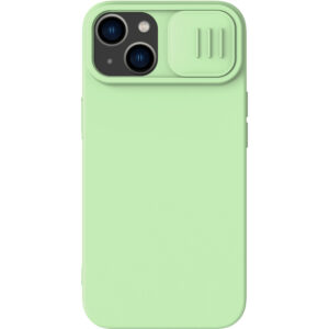 Nillkin CamShield Silky Silikonový Kryt pro Apple iPhone 14 zelený
