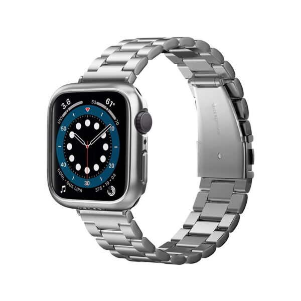 Spigen Thin Fit kryt Apple Watch 44mm grafitový