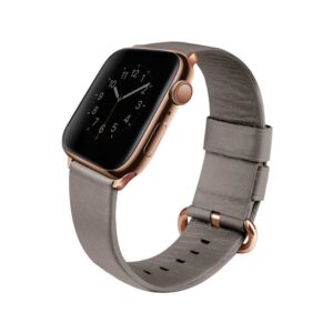 UNIQ Mondain kožený řemínek Apple Watch 41/40/38mm béžový