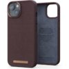 NJORD Genuine Leather Case iPhone 13/14 Dark Brown