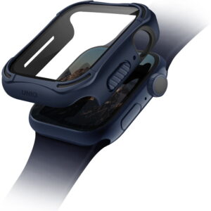 UNIQ Torres Antimikrobiální odolné pouzdro Apple Watch 4/5/6/SE (40mm) modré