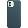 Apple kožený kryt s MagSafe iPhone 12 mini baltsky modrý