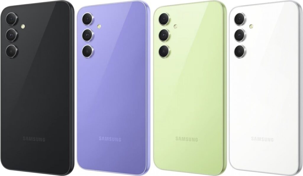 Samsung Galaxy A54 5G - Barevné varianty